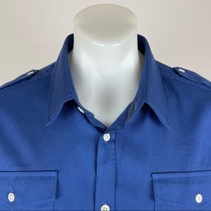 J. Peterman Epaulet Shirt